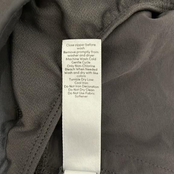 2 pairs (grey and black) size medium (8-10) athleta girl shorts. - Picture 6 of 11